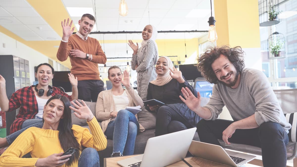 Small business owner managing their CRM